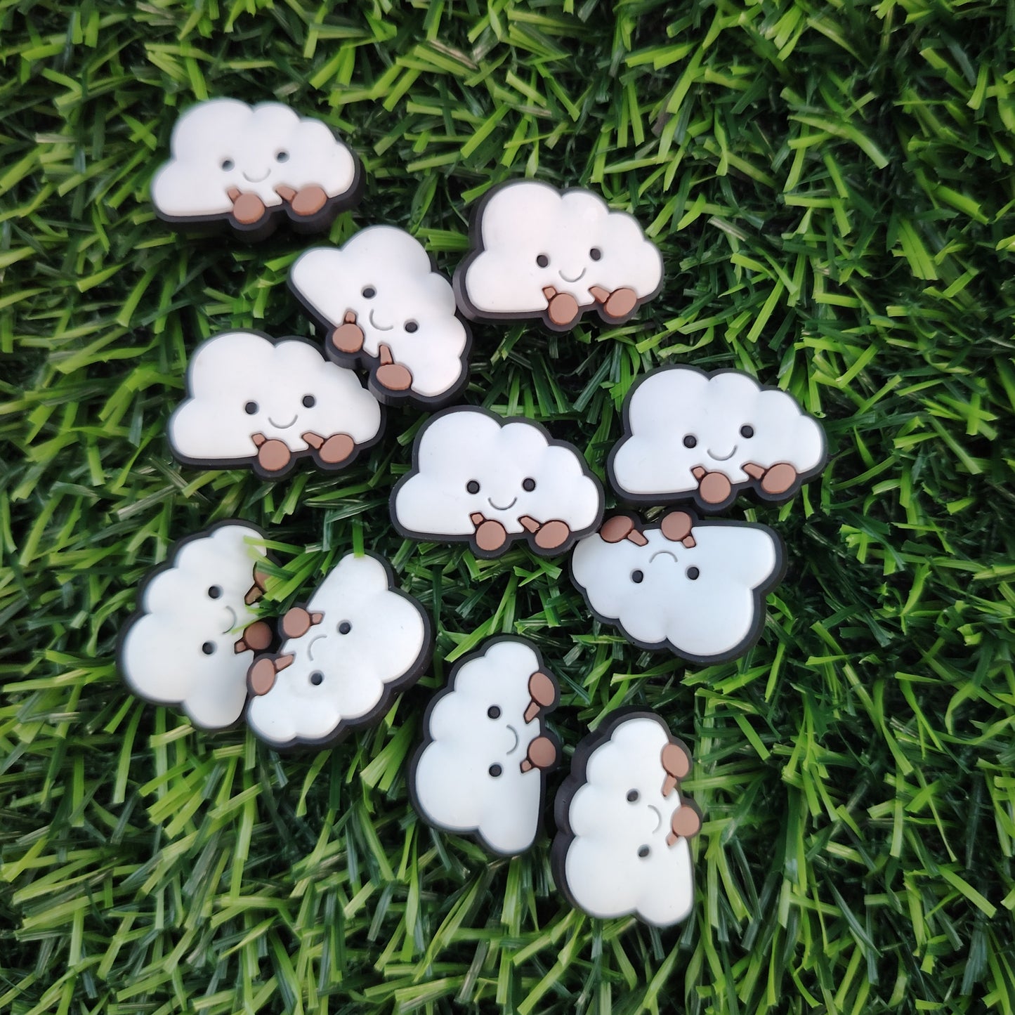 Cute Cloud Croc Charm