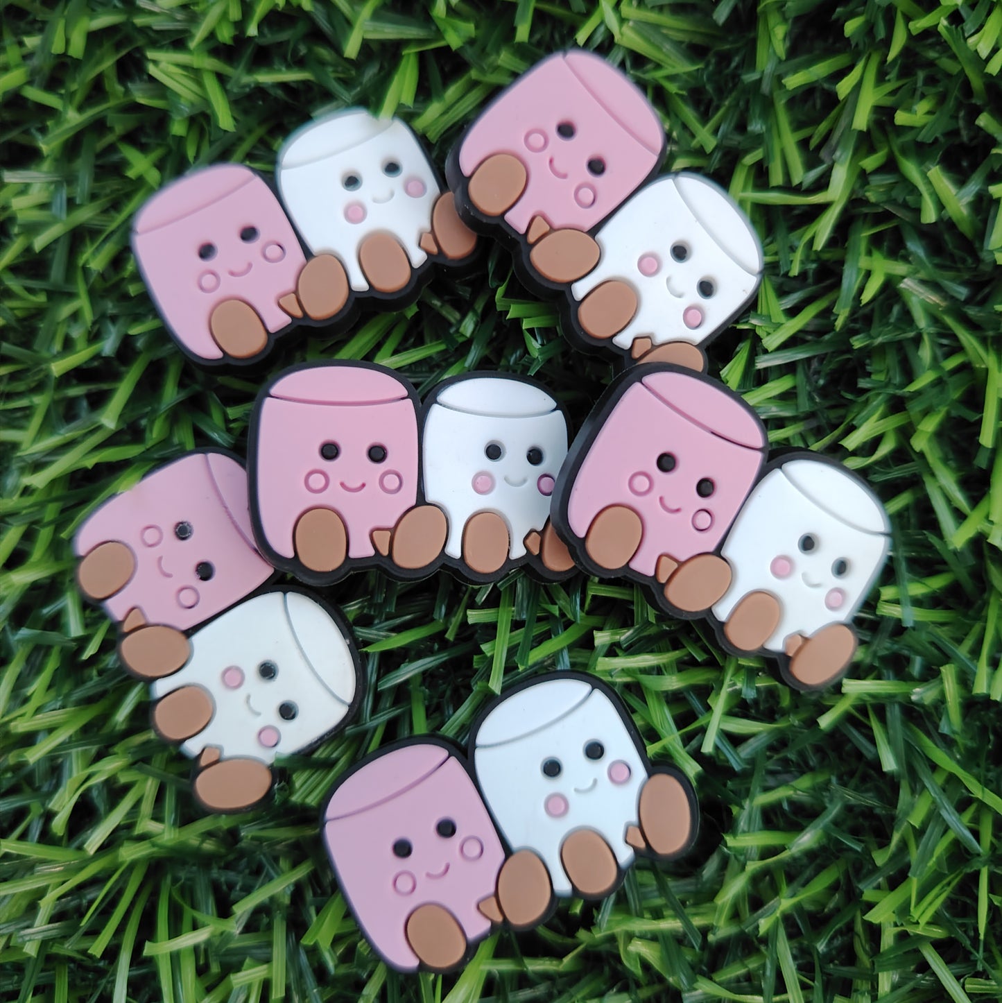 Cute Marshmallow Croc Charm