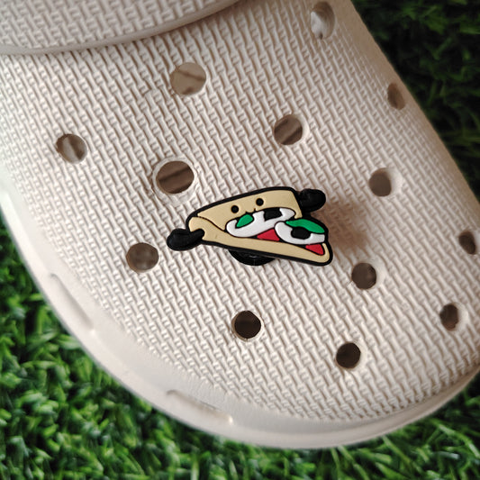 Cute Pizza Croc Charm