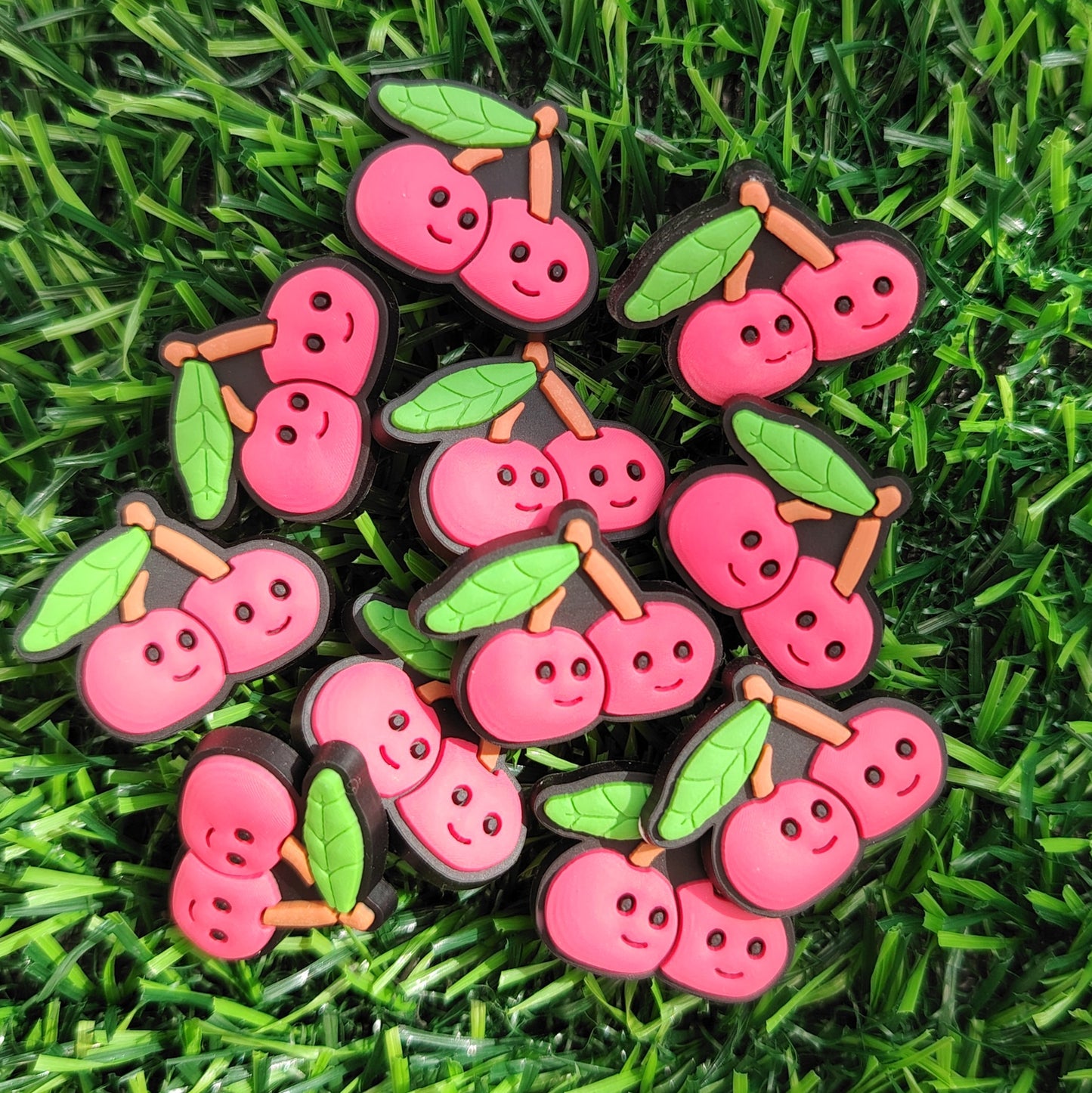 Cute Cherries Croc Charm