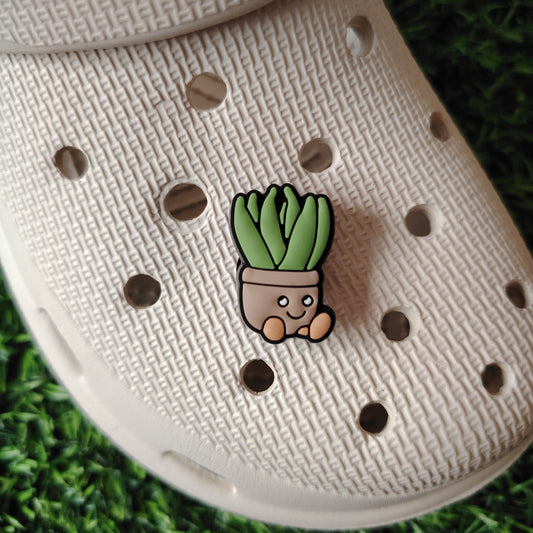 Cute Plant Croc Charm
