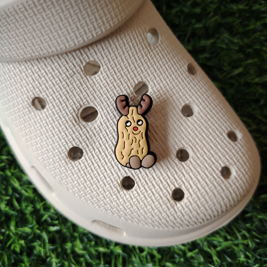 Cute Christmas Peanut Reindeer Croc Charm