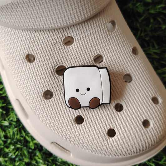 Cute Toilet roll Croc Charm