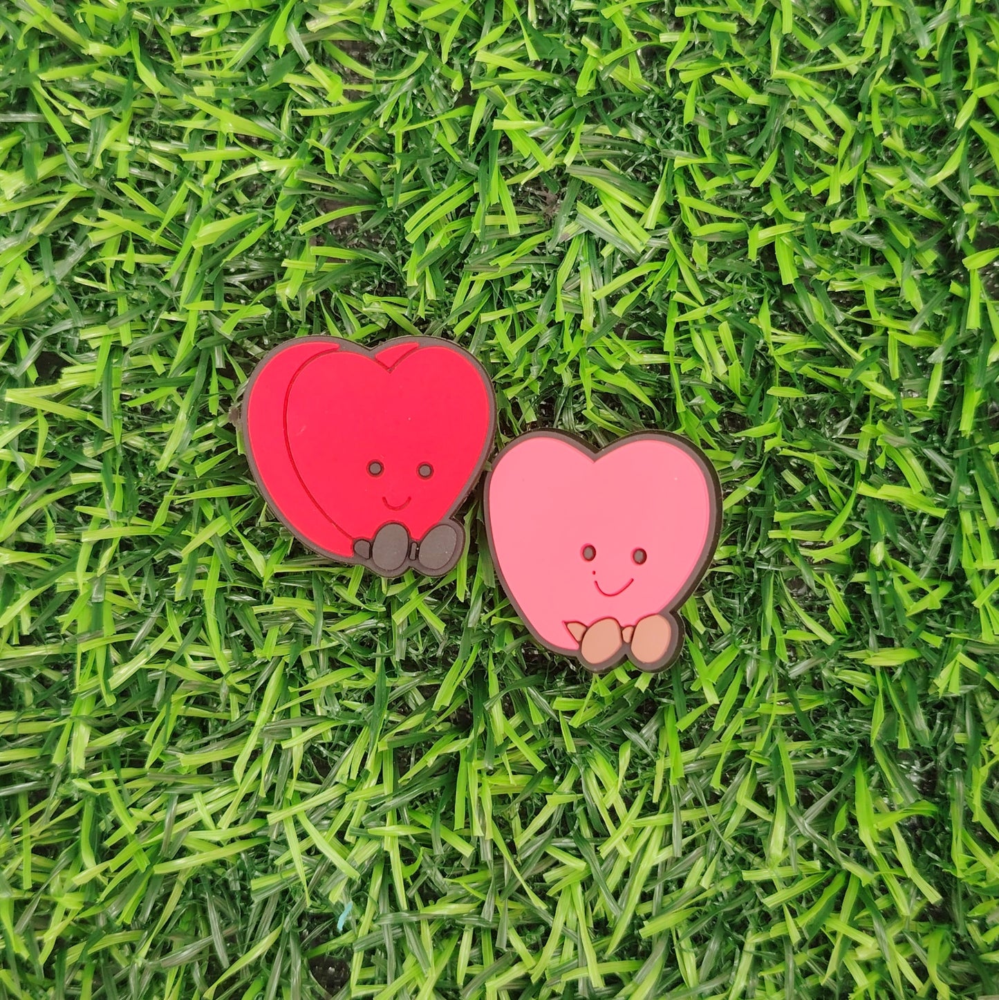 Cute Love Heart Croc Charm