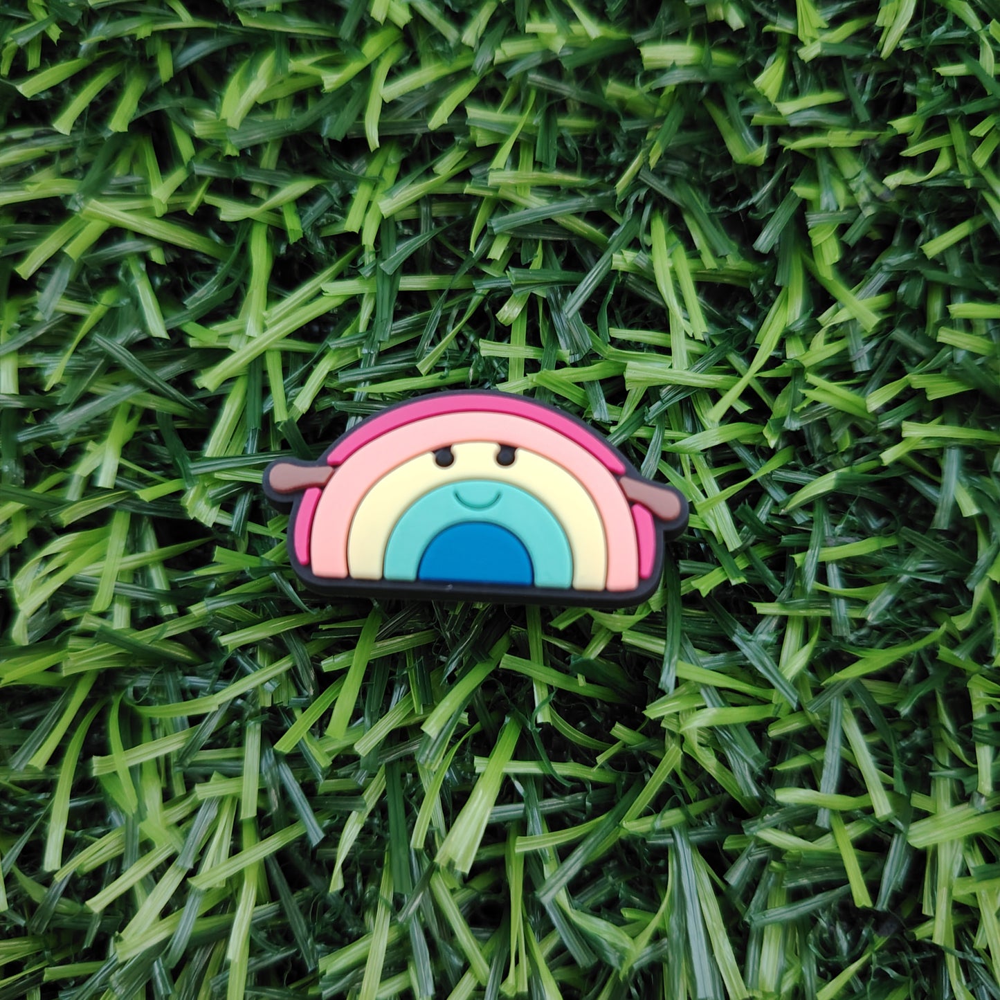 Cute Rainbow Croc Charm