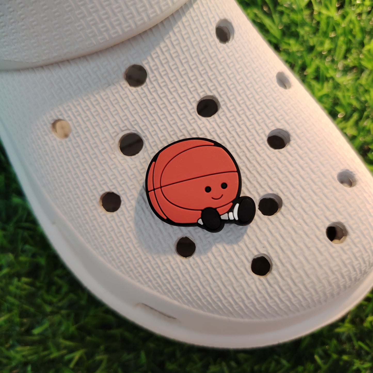 Cute Basketball Croc Charm