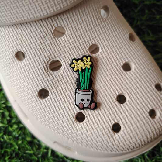 Cute Daffodil Croc Charm