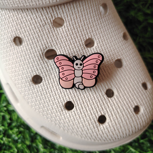 Cute Butterfly Croc Charm
