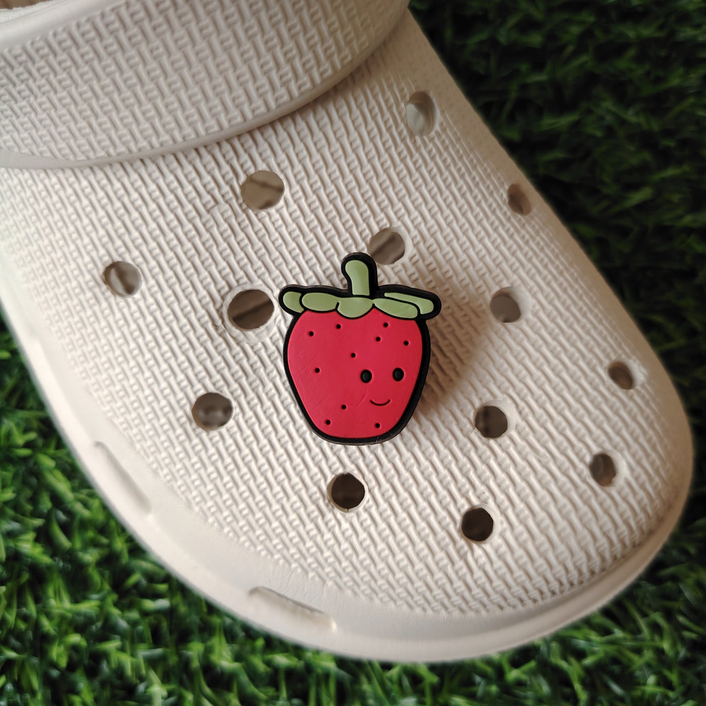Cute Strawberry Croc Charm
