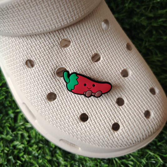 Cute Chilli Pepper Croc Charm