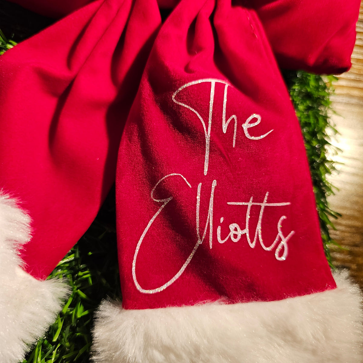 Gorgeous Personalised Red Christmas Bow 🎅🏼✨🎀