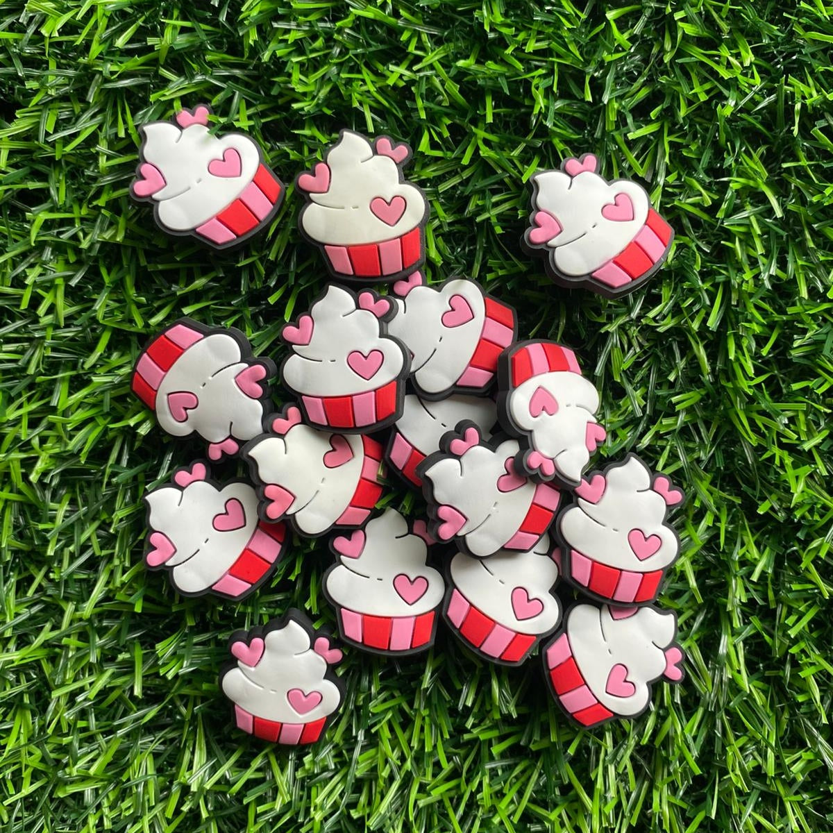 Cupcake Croc Charm