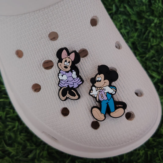 Mickey & Minnie Croc Charms