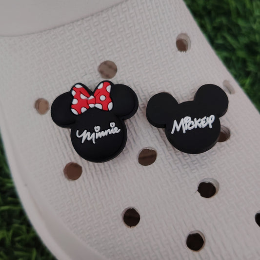 Minnie & Mickey Croc Charms