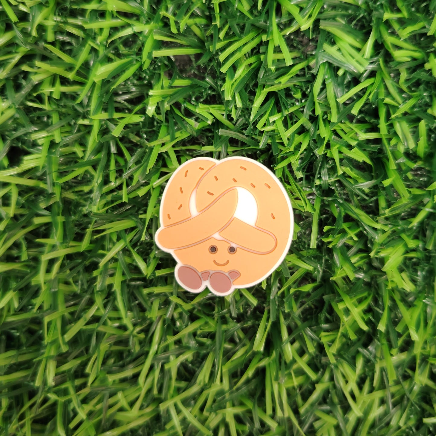 Pretzel Croc Charm