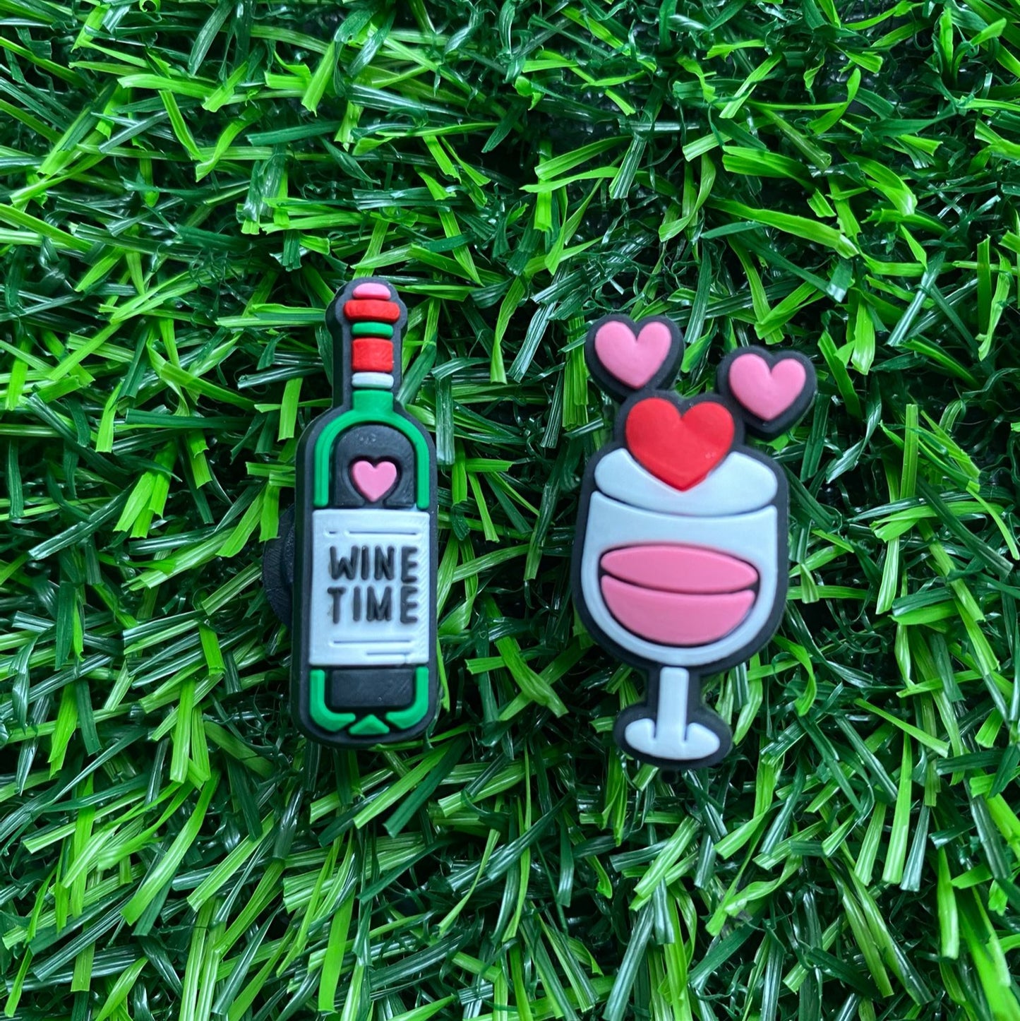 Wine Lovers Croc Charm Bundle