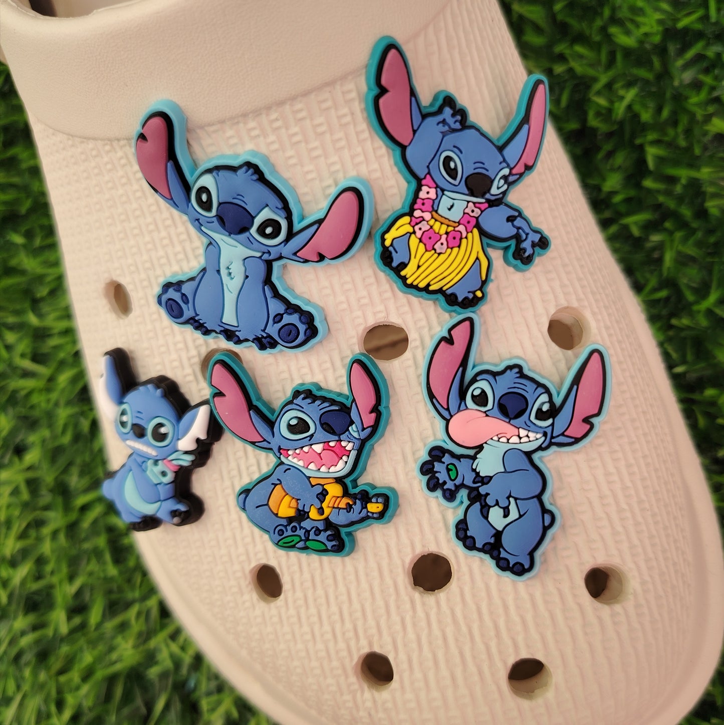 Stitch Being Silly Croc Charm