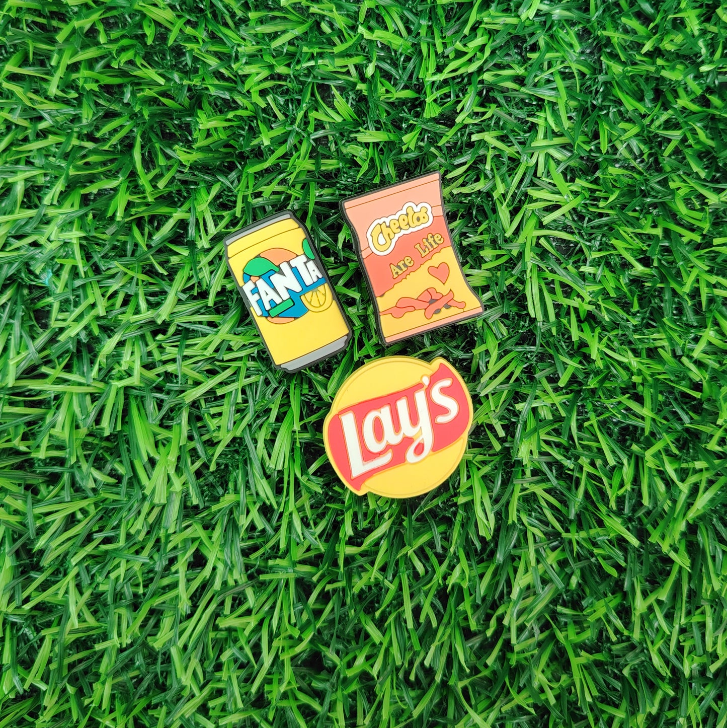 Holiday Bundle Fanta Lemon Lays and Cheetos Croc Charms