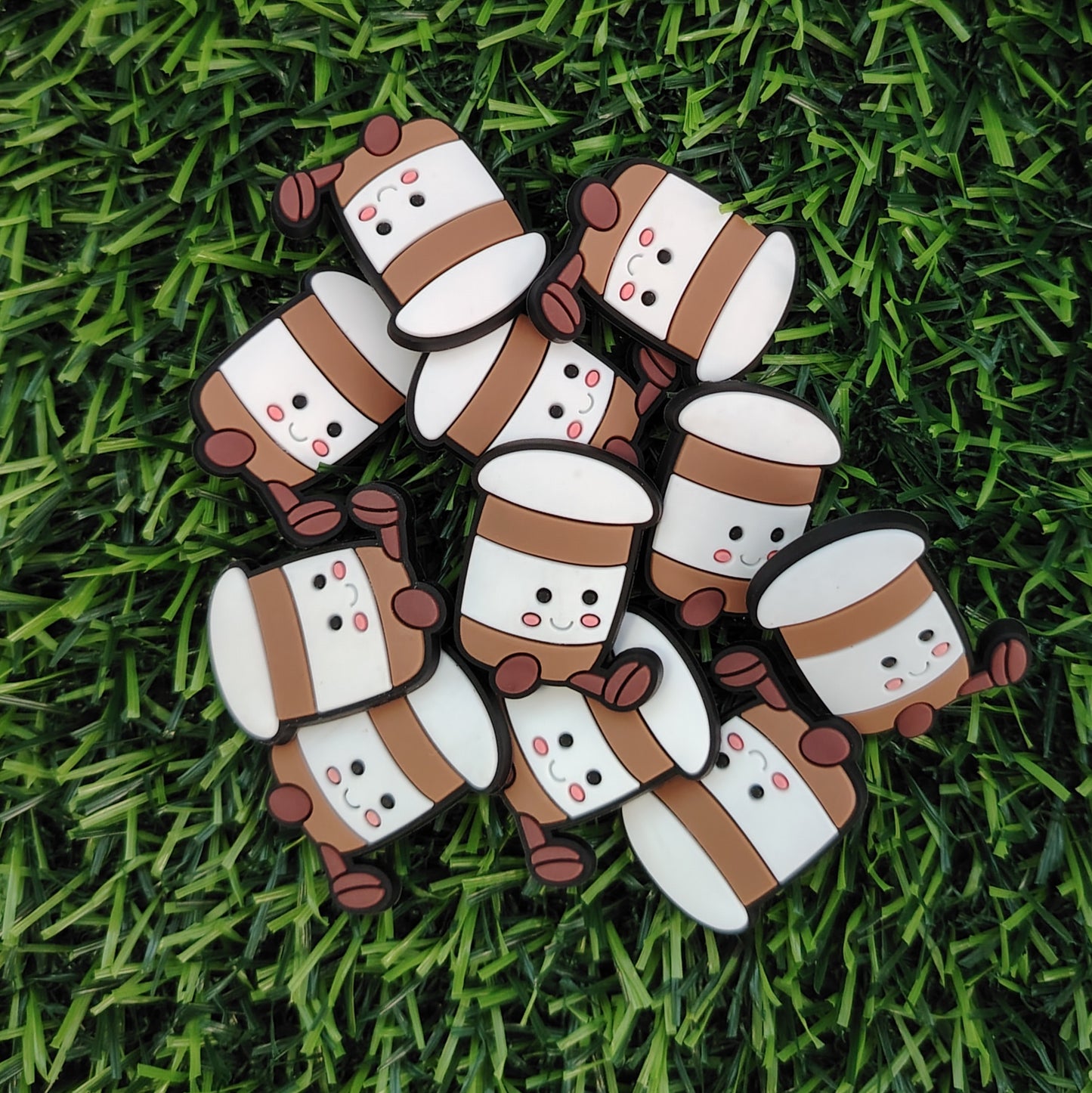 Latte Croc Charm