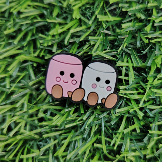 Marshmallow Shoe Charm