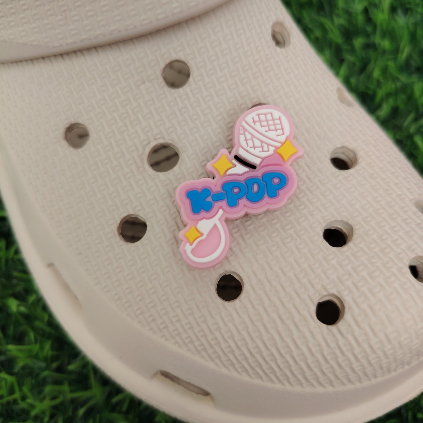 K-Pop Microphone Croc Charm
