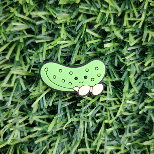 Pickle shoe charm
