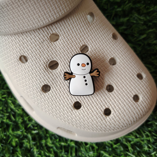 Cute Snowman Croc Charm