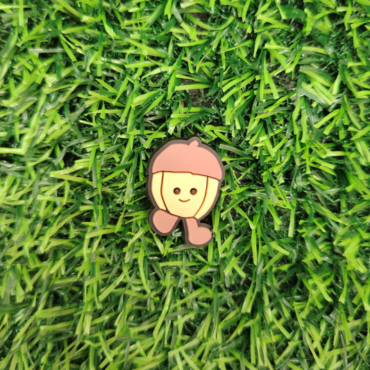 Acorn Croc Charm