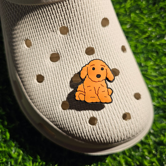 Cute Orange Cockapoo Croc Charm