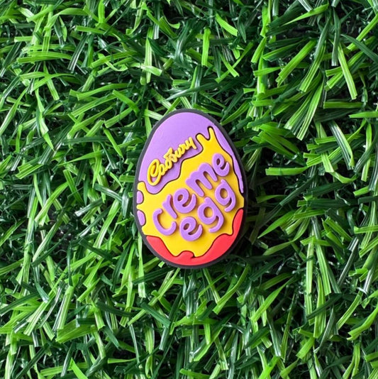Creme egg Croc Charm