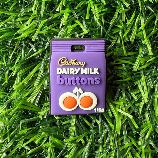 Cadbury Dairy Milk Buttons Croc Charm