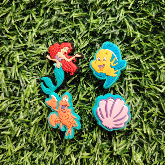 Little Mermaid Bundle of Croc Charms