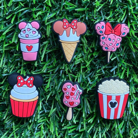 Minnie Mouse Treats Croc Charms