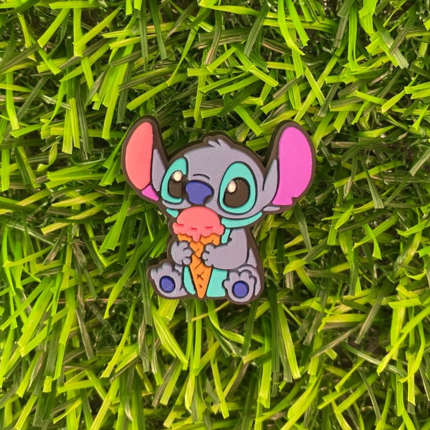 Stitch With Ice cream Croc Charm