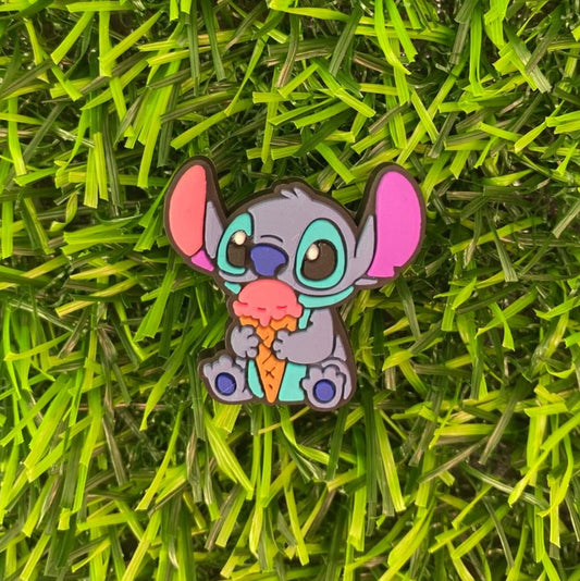 Stitch With Ice cream Croc Charm