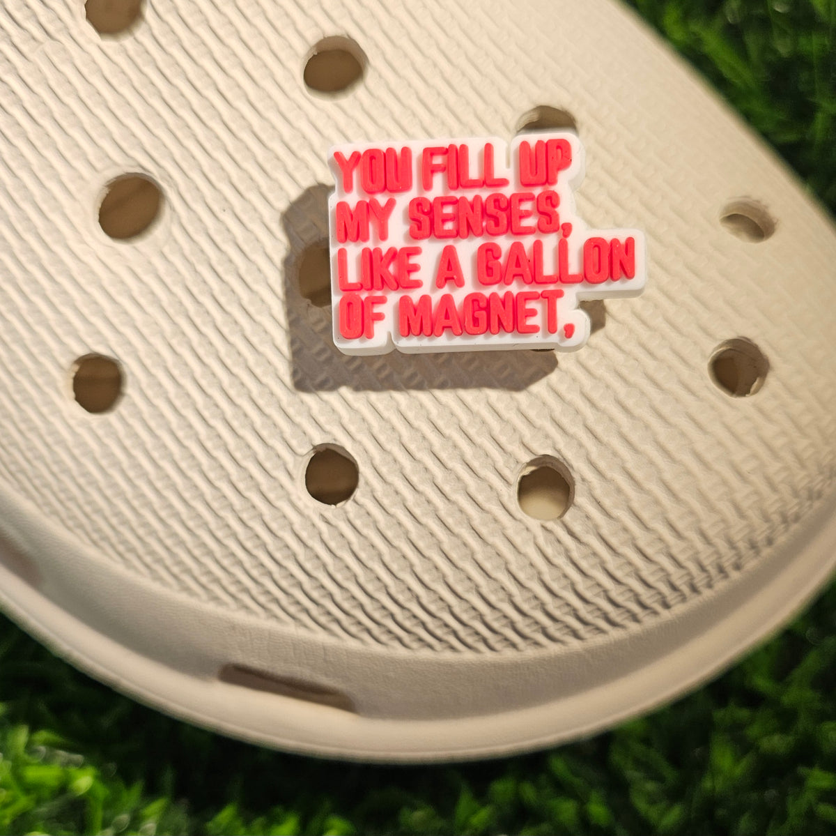 You fill up my senses SUFC Croc Charm