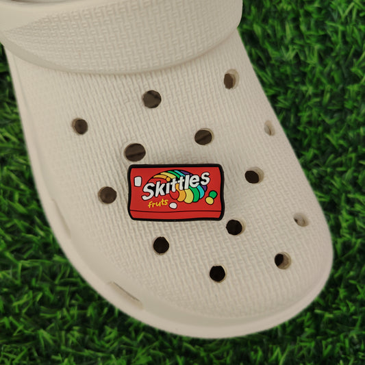 Skittles Croc Charm