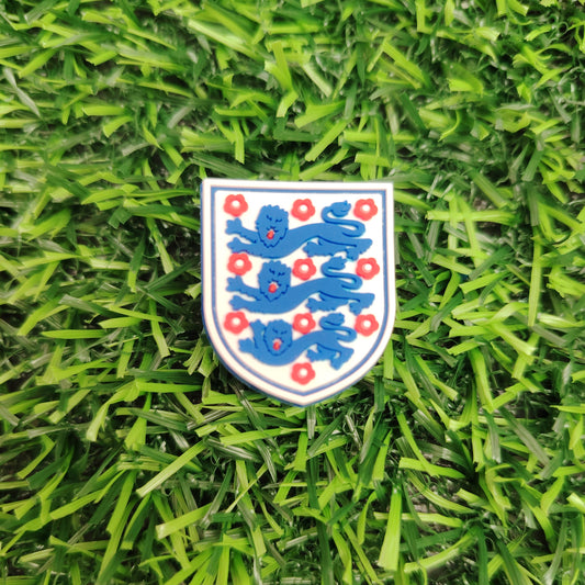 England three lions badge Croc Charm