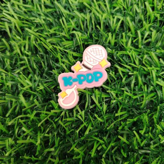 K-Pop Microphone Croc Charm