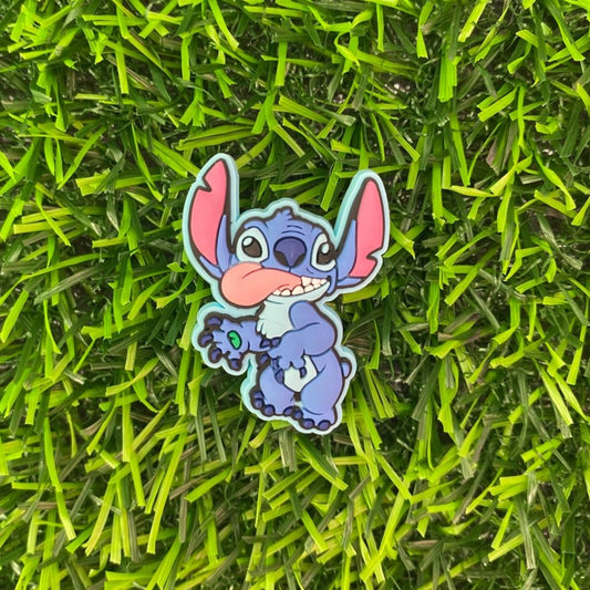 Stitch Being Silly Croc Charm