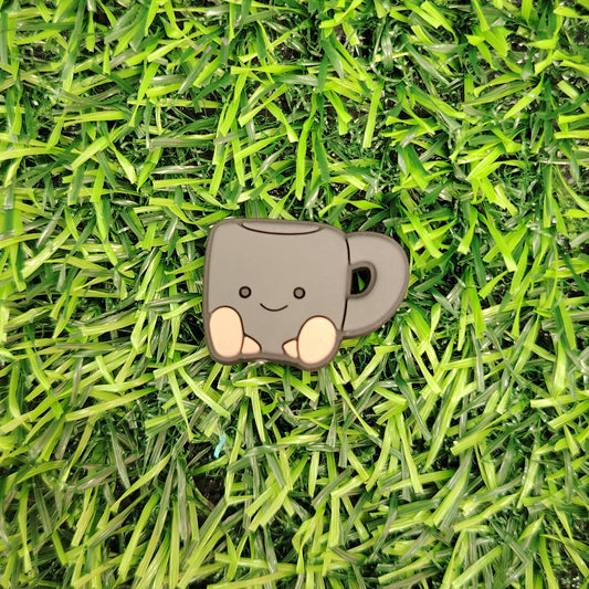 Coffee Cup Croc Charm
