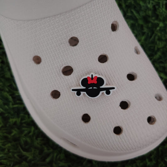 Disney Aeroplane Croc Charm