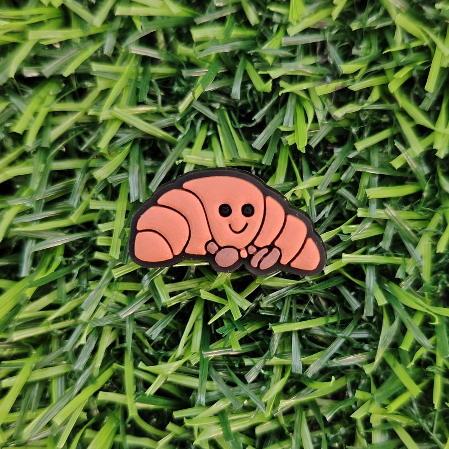 Cute Croissant Croc Charm