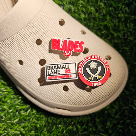 Sheffield United Croc Charms ⚔️❤️⚽