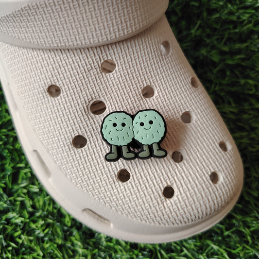 Cute Mushy peas Croc Charm
