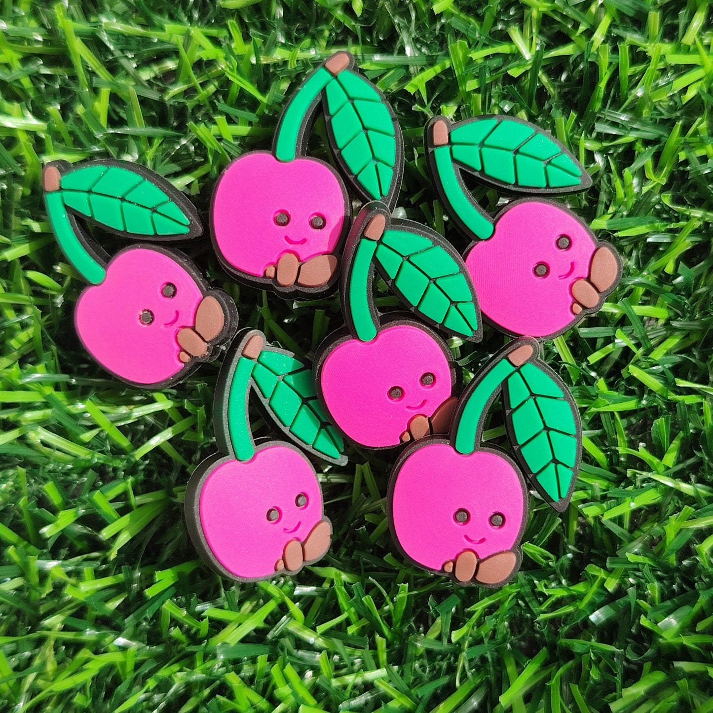 Cherry Shoe Charm