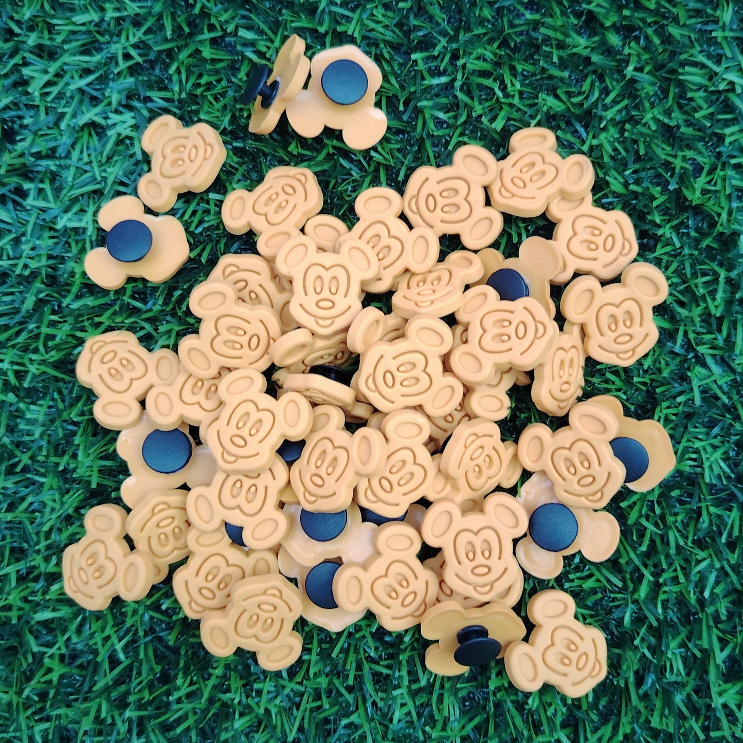 Mickey Waffle Croc charm