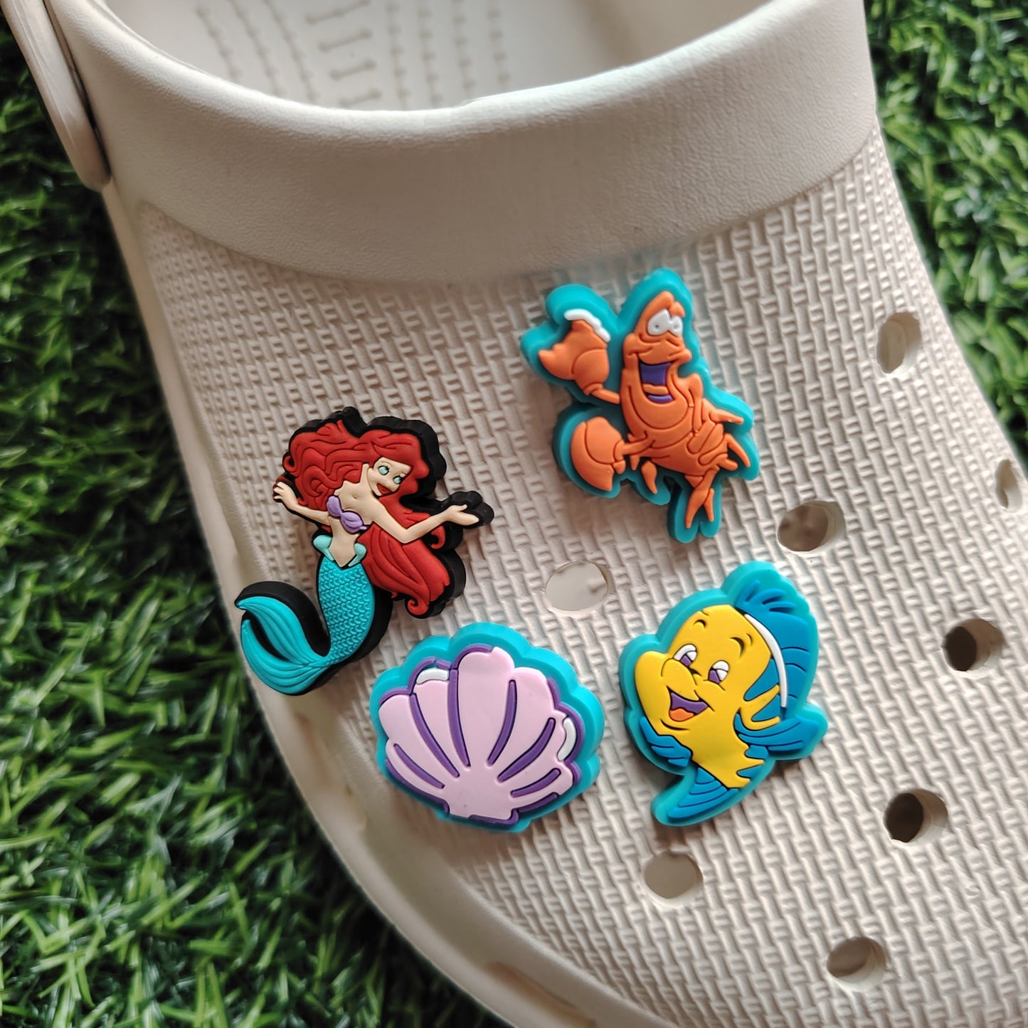 Little Mermaid Bundle of Croc Charms