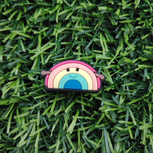 Rainbow shoe charm