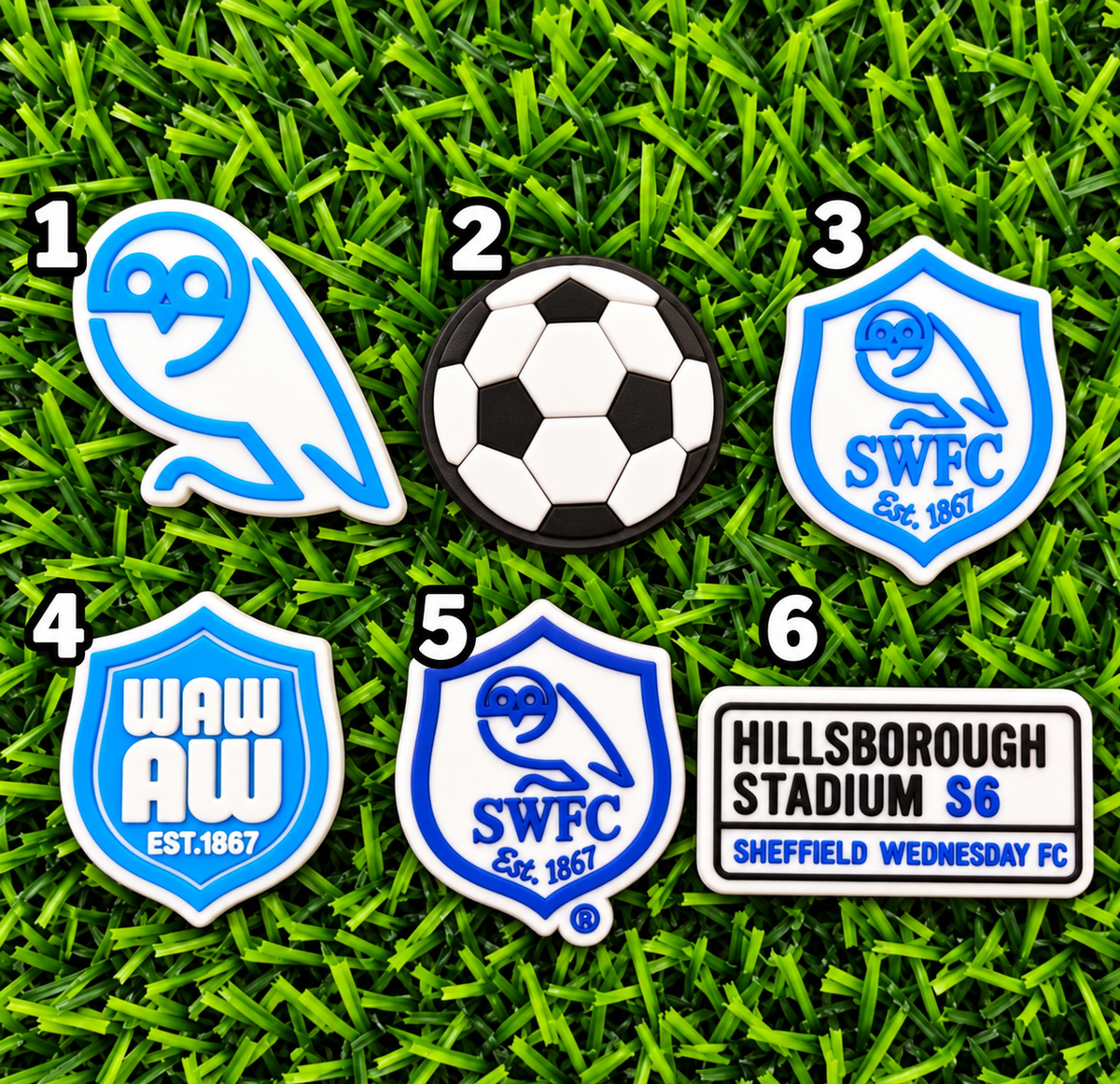 Sheffield Wednesday Croc Charms